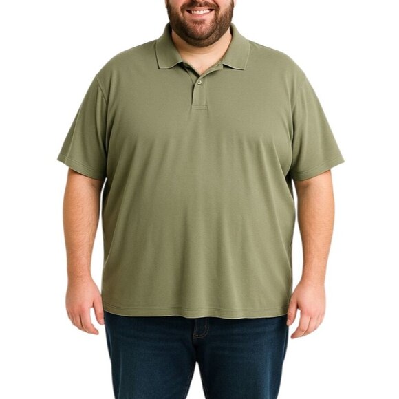 Tasso Elba Mens XXXL Olive Short Sleeve Polo Shirt - Picture 1 of 7